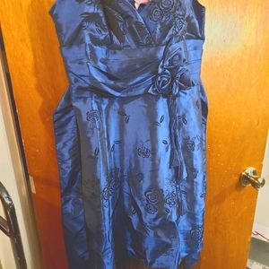 Navy fashion dress large NWOT